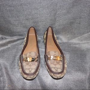 Coach Monogram loafers